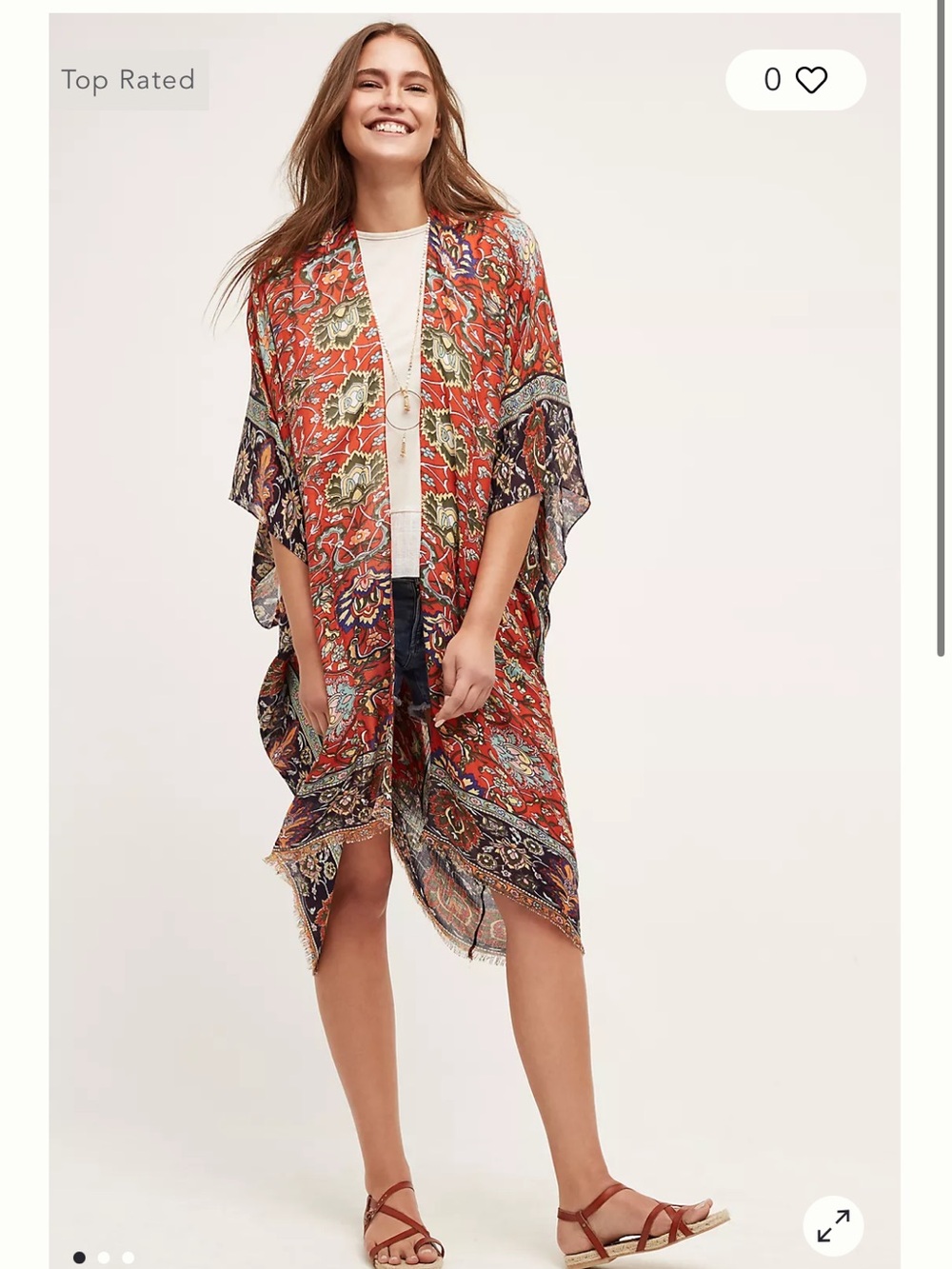 Anthropologie Caza Kimono